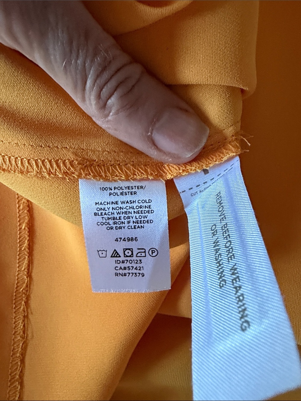 Ann Taylor Orange Halter Tie Waist Midi Dress Size 8 - Picture 6 of 9